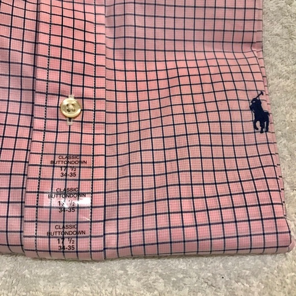 New w/tags Ralph Lauren Men’s Dress Shirt 17 1/2 - Picture 3 of 5